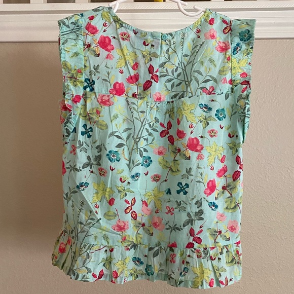 Girls Floral Print Blouse - Picture 6 of 10
